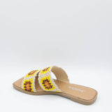 Soda Shoes Mochi Crochet Slides for Women in Natural