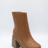 Soda Shoes Oarsman Platform Booties for Women in Brown