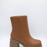Soda Shoes Oarsman Platform Booties for Women in Brown