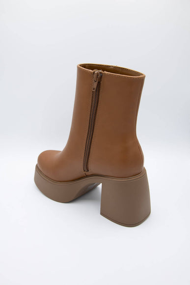 Soda Shoes Oarsman Platform Booties for Women in Brown