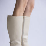 Soda Vintage Tall Boots for Women in Bone 