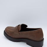 Soda Shoes Hender Lug Loafers for Women in Cognac