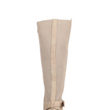 Soda Shoes Zone Knee High Boots for Women in Beige