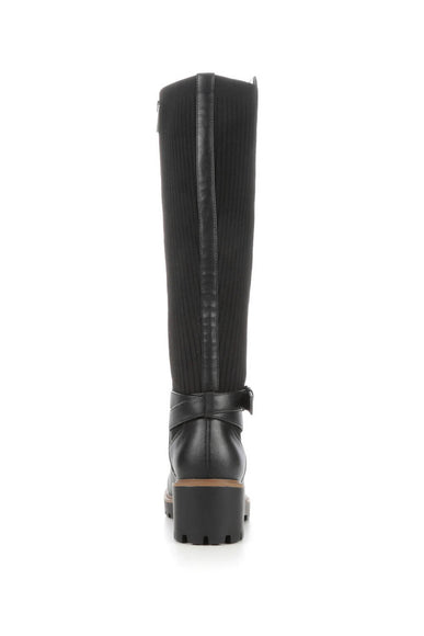 Soda Shoes Zone Knee High Boots for Women in Black