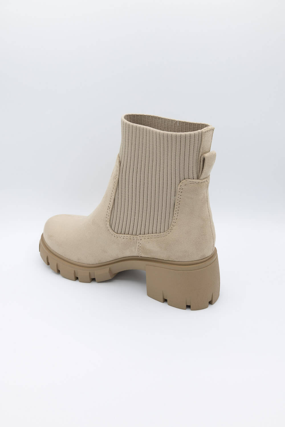 Soda Shoes Zordy Lug Booties for Women in Light Brown