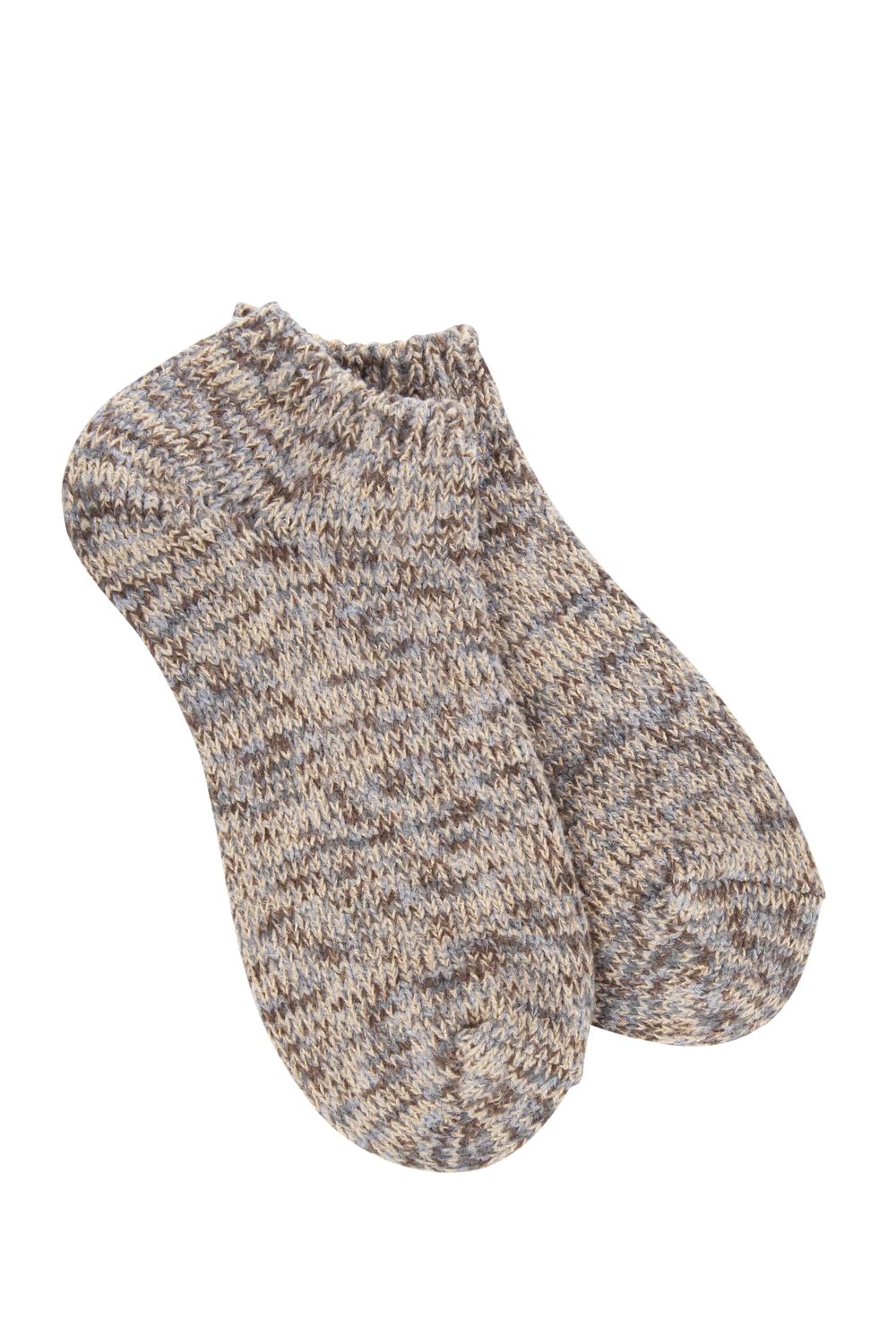World's Softest Ragg Low Socks for Women in Nutty 