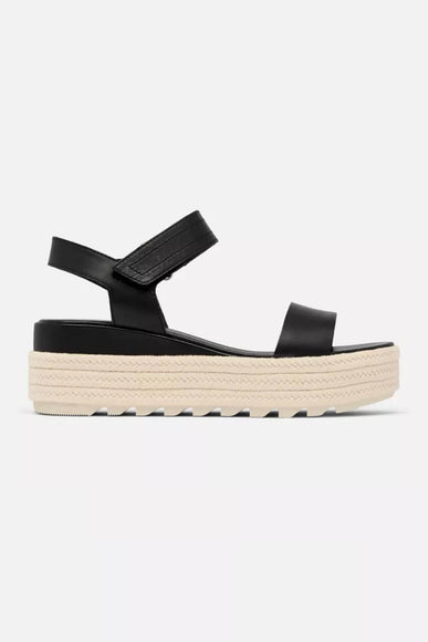Sorel Cameron Flatform Wedge Sandals for Women in Black