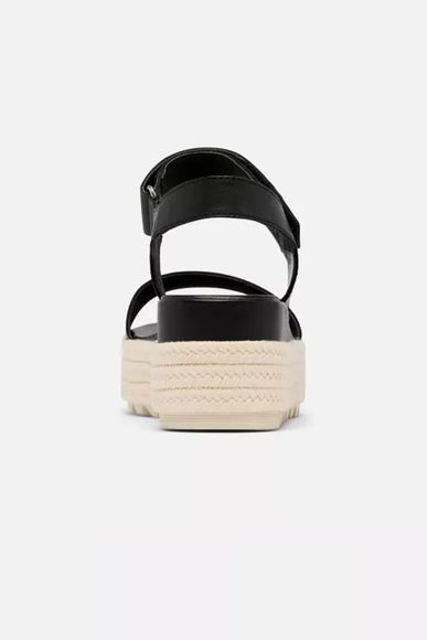 Sorel Cameron Flatform Wedge Sandals for Women in Black