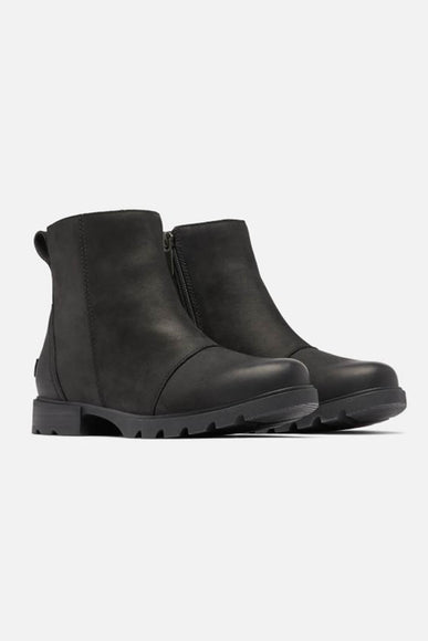 Sorel Emelie Zip Booties for Women in Black