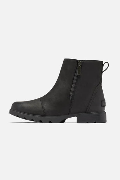 Sorel Emelie Zip Booties for Women in Black
