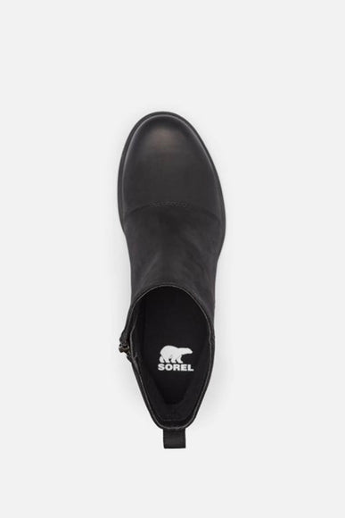 Sorel Emelie Zip Booties for Women in Black