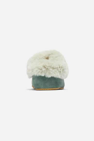 Sorel Go-Coffee Run Slippers for Women in Green