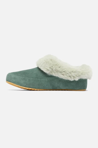Sorel Go-Coffee Run Slippers for Women in Green