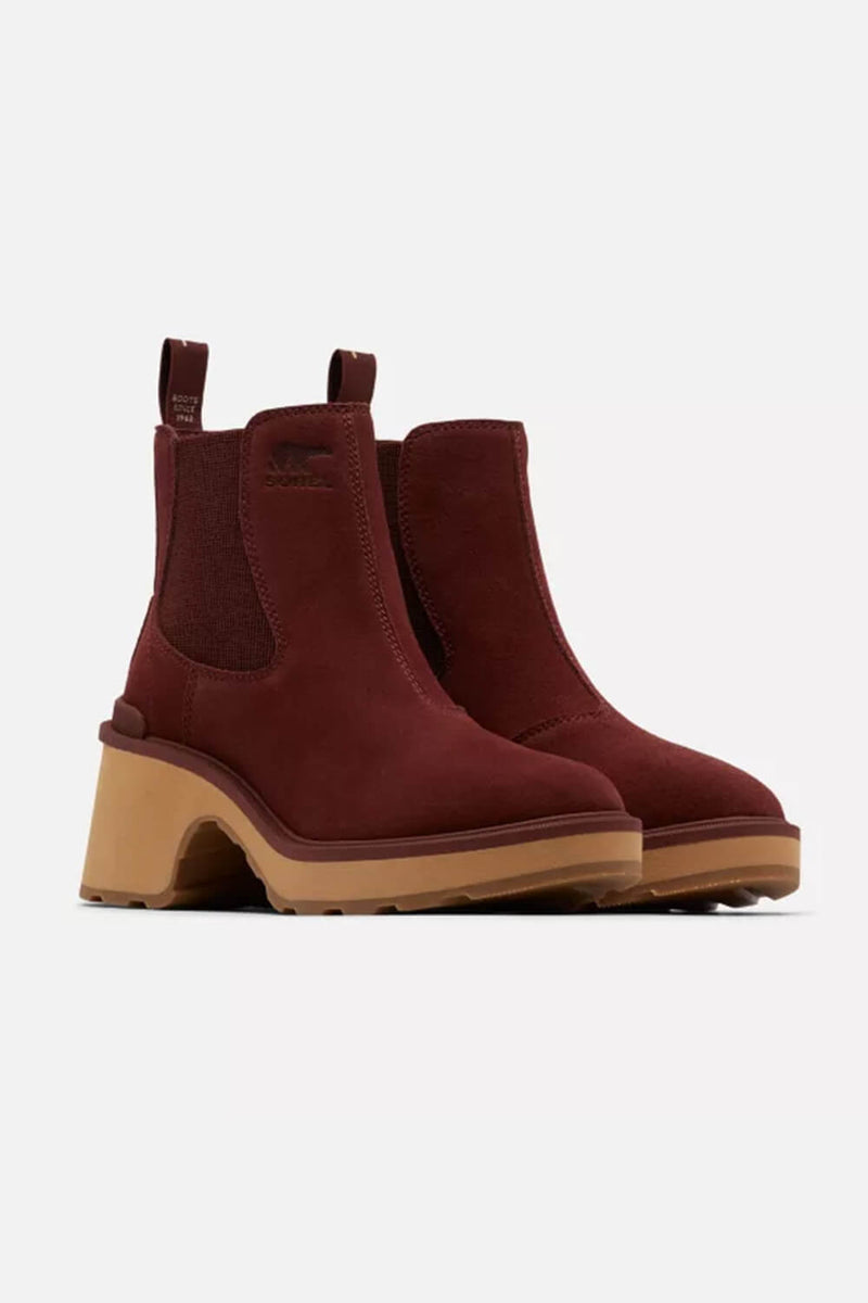 sorel chunky heel boots