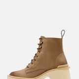 Sorel Hi-Line Heel Lace Booties for Women in Brown
