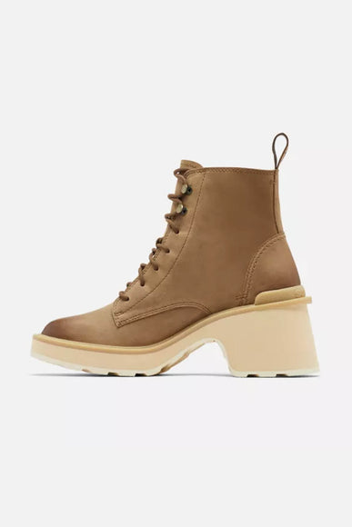 Sorel Hi-Line Heel Lace Booties for Women in Brown