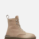 Sorel Hi-Line Heel Lace Booties for Women in Taupe