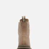 Sorel Hi-Line Heel Lace Booties for Women in Taupe