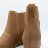 Sorel Joan Rhapsody Chelsea Wedge Booties for Women in Velvet Tan