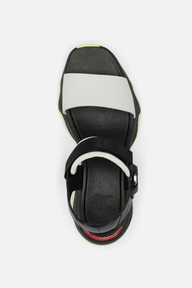 Sorel Kinetic Impact Y-Strap High Sandals for Women in Black
