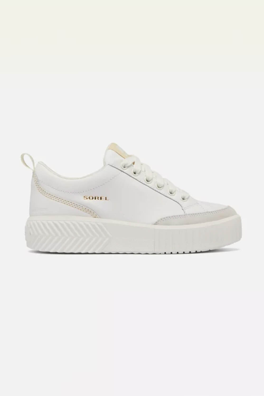 Sorel Out N About Ave Low Waterproof Sneakers for Women in Sea Salt/Bleached Ceramic
