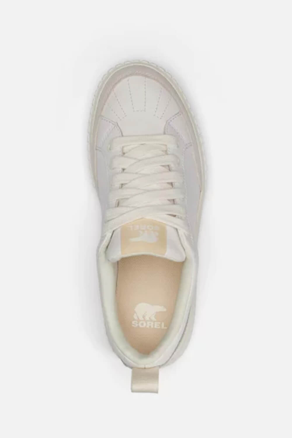 Sorel Out N About Ave Low Waterproof Sneakers for Women in Sea Salt/Bleached Ceramic
