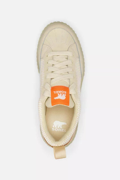 Sorel Out N About Ave Low Waterproof Sneakers for Women in Bleached Ceramic, Light Aloe
