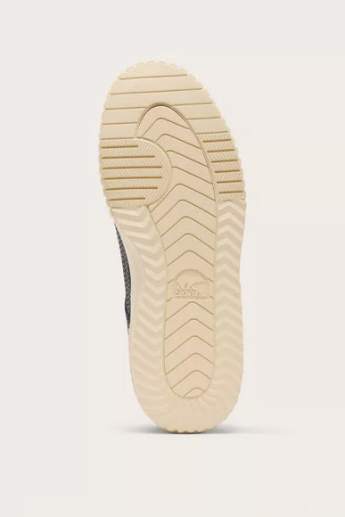 Sorel Out N About Ave T-Toe Sneakers for Women in Black, Honey White.