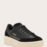 Sorel Out N About Ave T-Toe Sneakers for Women in Black, Honey White