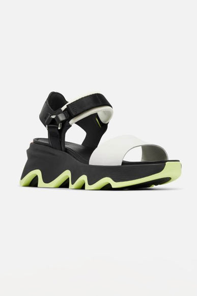 Sorel Kinetic Impact Y-Strap High Sandals for Women in Black