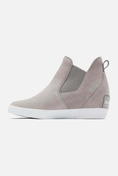 Sorel Out N About Slip-On Wedge Booties for Women in Grey