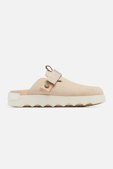 Sorel Viibe Suede Clogs for Women in Beige