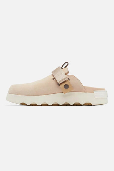 Sorel Viibe Suede Clogs for Women in Beige