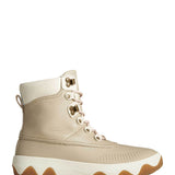 Sperry Acadia Leather Boots for Women in Off White