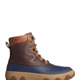 Sperry Acadia Leather Boots for Women in Navy/Brown