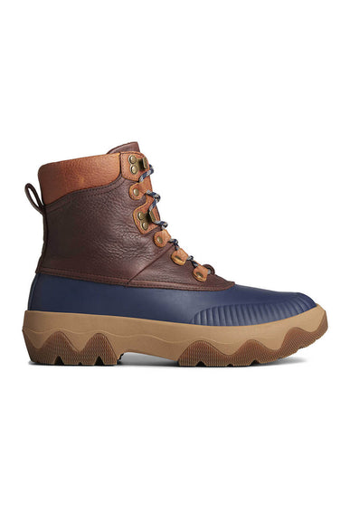 Sperry Acadia Leather Boots for Women in Navy/Brown