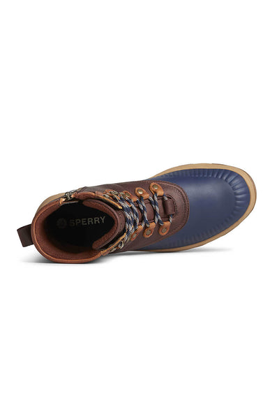 Sperry Acadia Leather Boots for Women in Navy/Brown