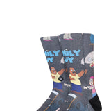 Stance Family Guy Crew Socks for Men in Black