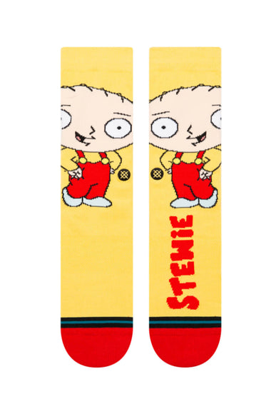 Stance Stewie Crew Socks for Men in Yellow