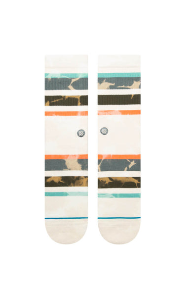 Stance Brong Crew Socks for Men in Vintage White