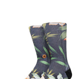 Stance Canbana Crew Socks for Men in Washed Black