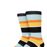 Stance Pascals Crew Socks for Men in Washed Black 