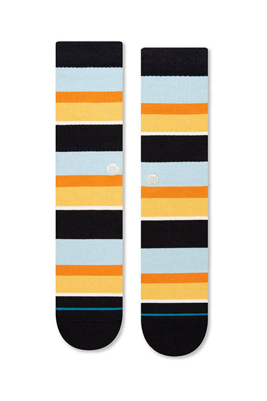 Stance Pascals Crew Socks for Men in Washed Black 