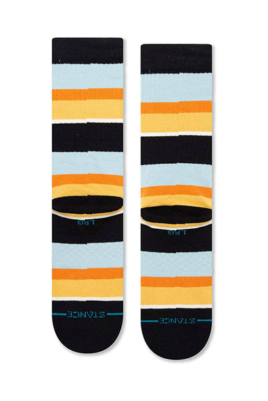 Stance Pascals Crew Socks for Men in Washed Black 