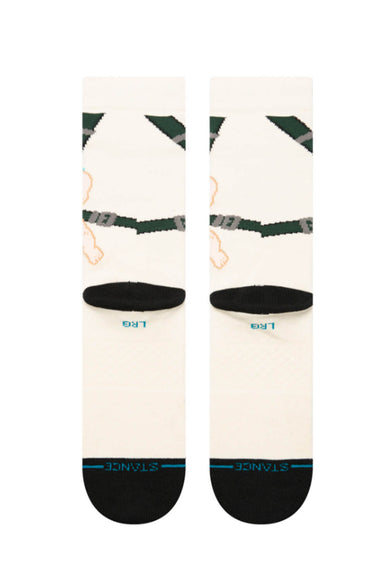 Stance Carlos Crew Socks for Men in Off White