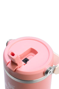 Stanley 30 oz IceFlow Flip Straw Tumbler in Pink