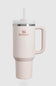 Stanley Quencher H2.0 FlowState 40oz Travel Tumbler in Rose Quartz