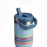 Stanley 30oz The Varsity IceFlow Flip Straw Tumbler in Seafoam Stripe