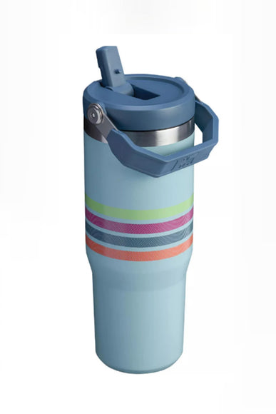 Stanley 30oz The Varsity IceFlow Flip Straw Tumbler in Seafoam Stripe