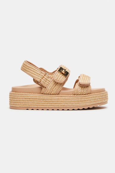 Steve Madden BigMona Raffia Sandals for Women in Natural